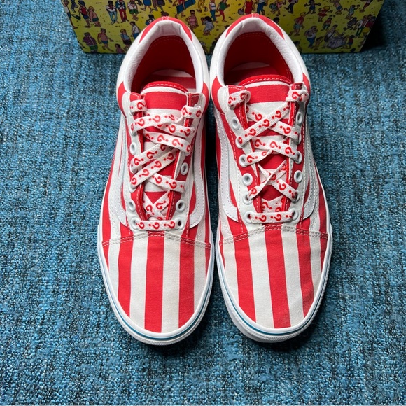 Vans x Where's Waldo International Stripes Old Skool Sneakers RARE - Picture 2 of 12